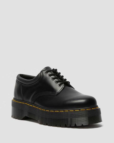 8053 Quad Leather Platform Shoes