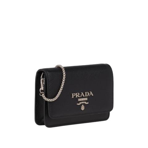 mini borsa in pelle saffiano prada