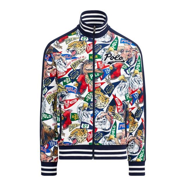 graphic track jacket