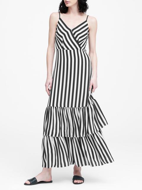 banana republic tiered maxi dress