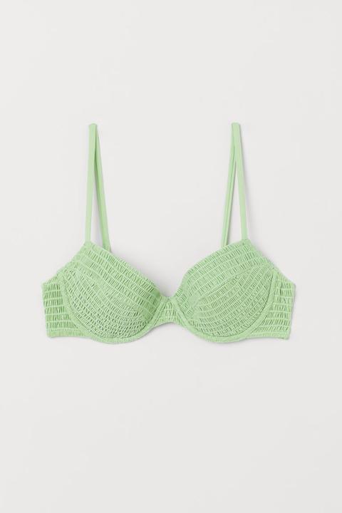 Top De Bikini Acolchado - Verde