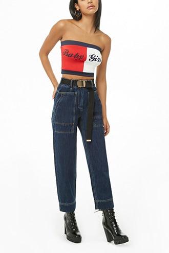 Forever 21 High-waisted Mom Jeans Denim