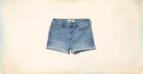 Hollister High Rise Denim Shorts