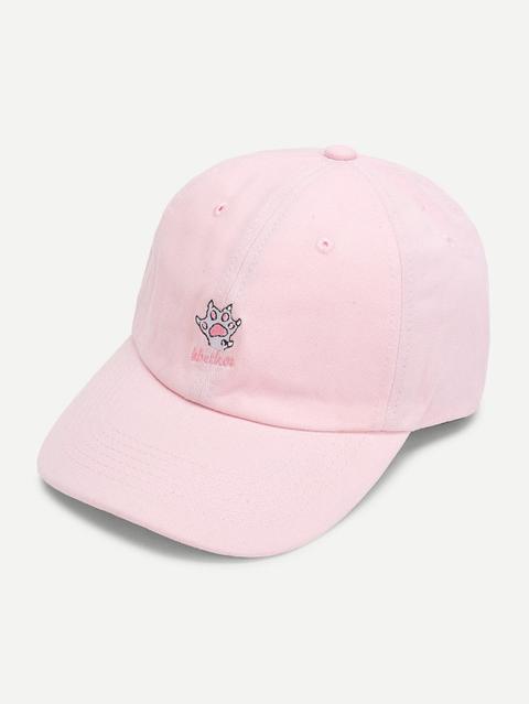 Cappellino Con Ricamo