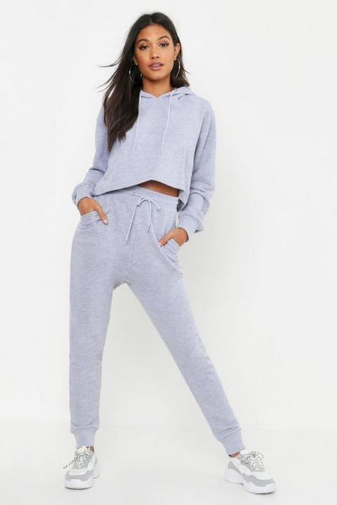 Crop Hoodie \u0026 Jogger Set from Boohoo on 