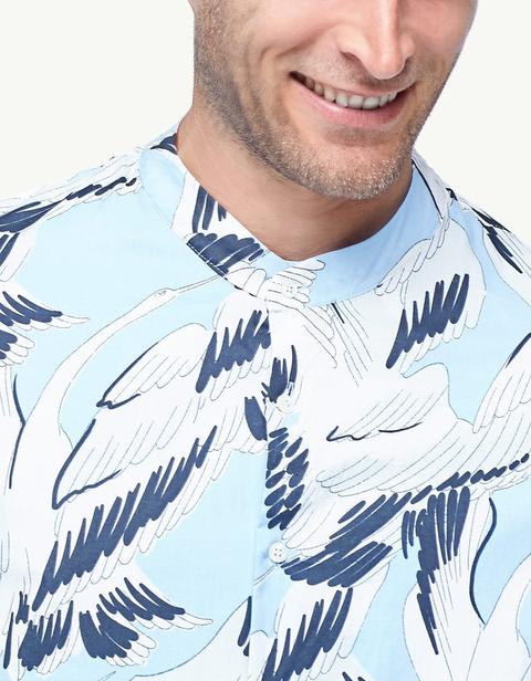 Camisa Estampado Garzas