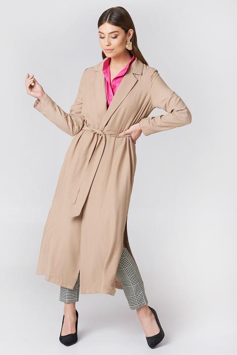 Fluid Trenchcoat Beige