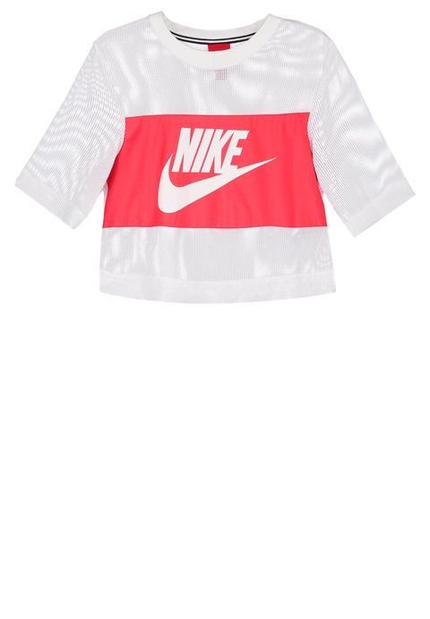 Nike Sportswear Camiseta Print White/track Red