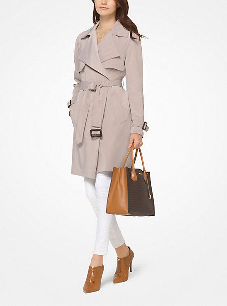 Gabardina De Mezcla De Algodón