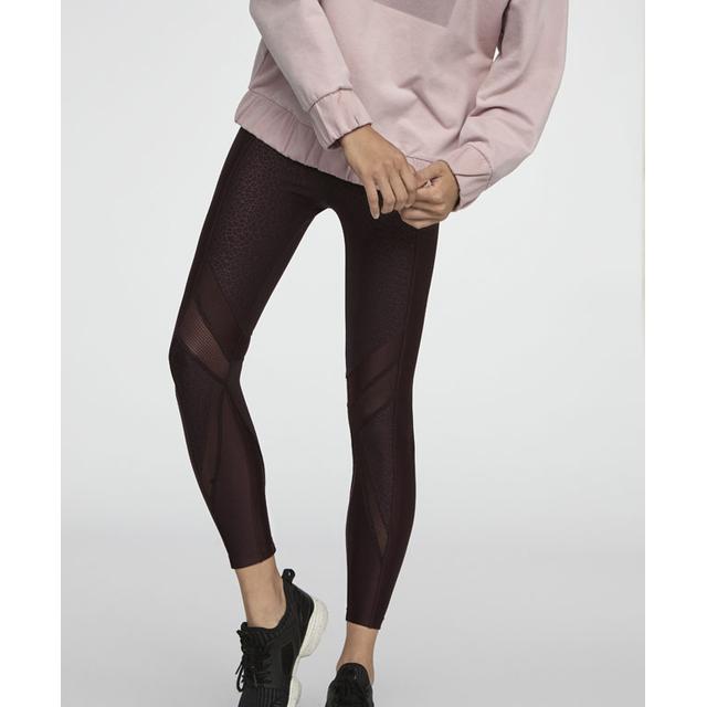 burgundy color leggings