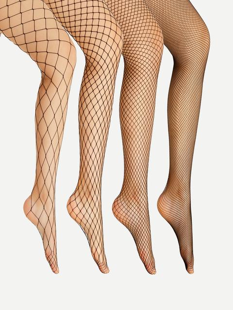 4 Pezzi Sexy Fishnet Stretta