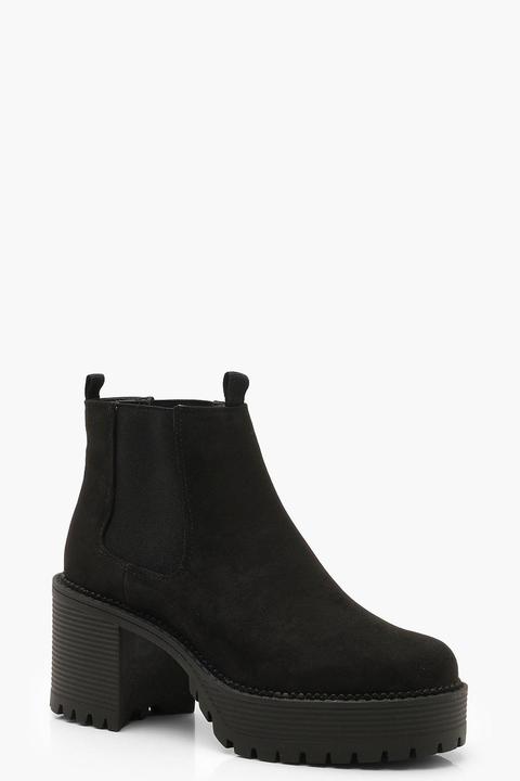 Chunky Cleated Chelsea Boots