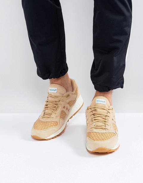 Saucony Shadow 5000 Ht Weave Pack Trainers In Tan S70371-2