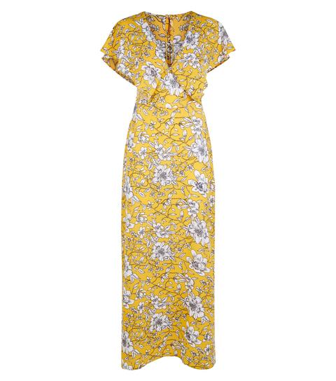 blue vanilla yellow dress