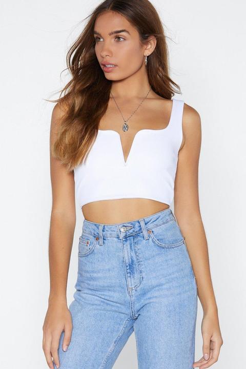 Good To V Here Crop Top