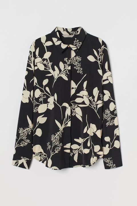 Blouse À Manches Longues - Beige