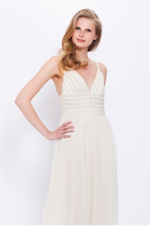 Vestido Jazmin Crudo