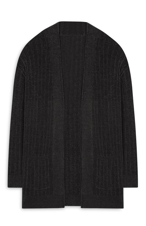Black Oversized Cardigan