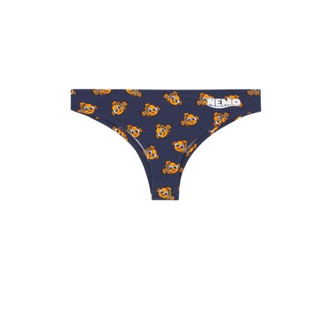 Tanga En Coton Imprimé Nemo - Bleu