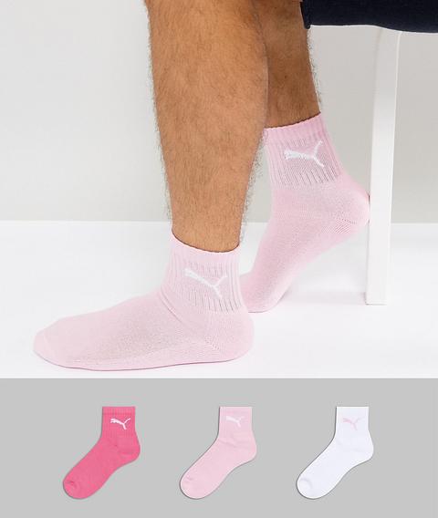 pink puma socks