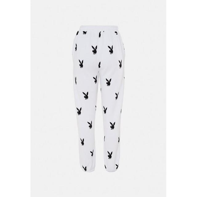 Playboy x missguided best sale white bunny print joggers