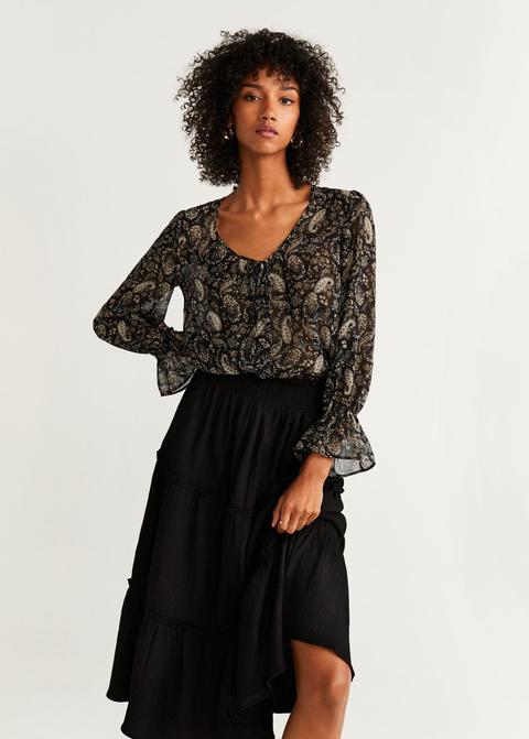 Blusa Gasa Paisley