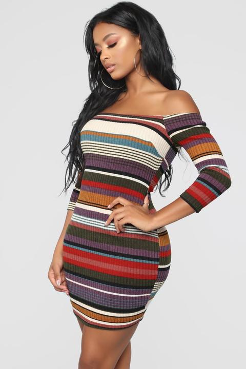 Hermione Mini Dress - Multi