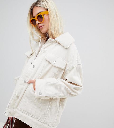 weekday shearling jacket