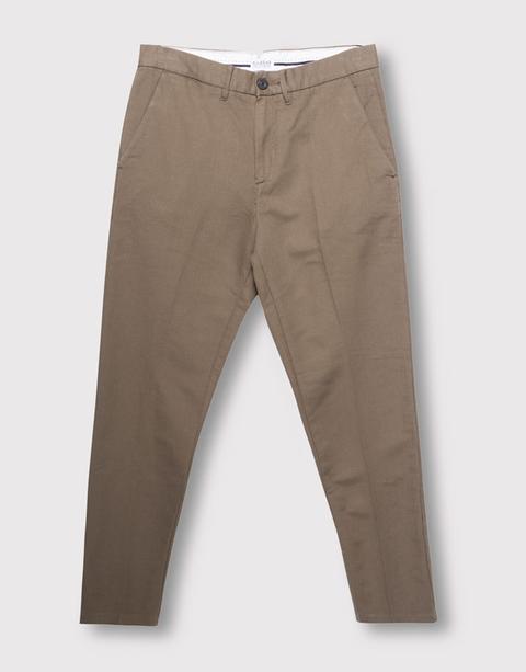 Pantalón Tipo Chino Cropped