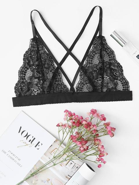 Criss Cross Lace Bralette