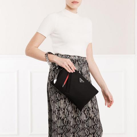 prada padded clutch