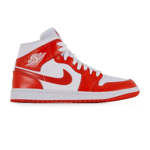 Jordan 1 Mid Syracuse Rouge/blanc