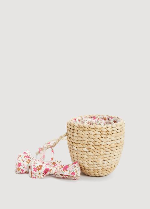 Bolso Cesta Rafia