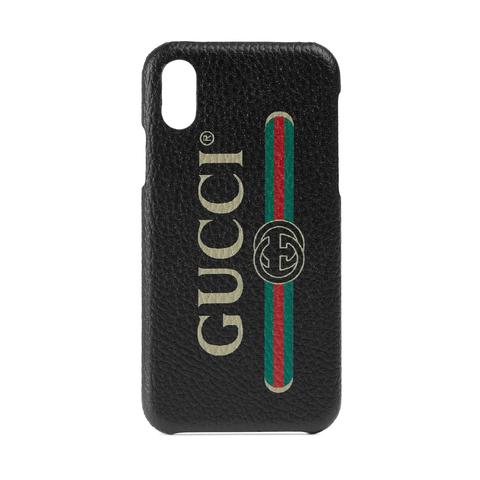 R Para un día de viaje repetición Funda Para Iphone X/xs Gucci Print de Gucci en 21 Buttons