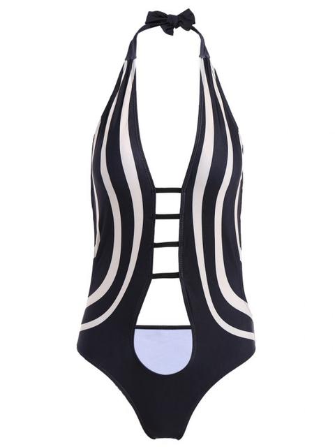 Halter Plunge Swimsuit