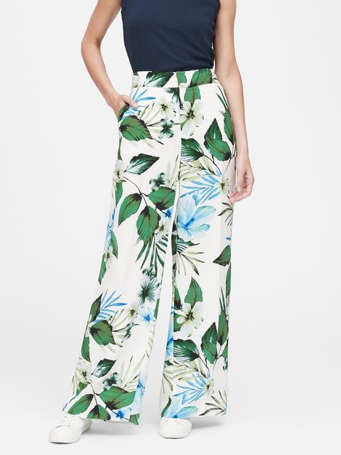 High-rise Wide-leg Pant