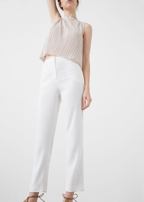 Pantalón Recto Fluido