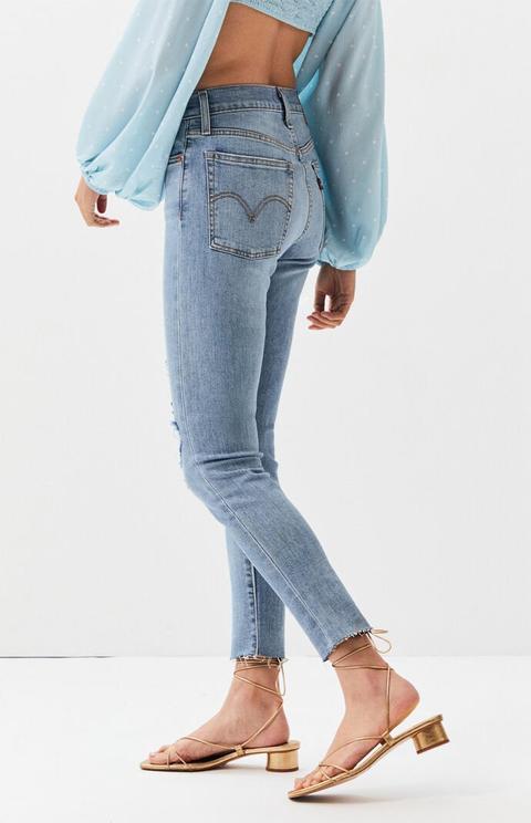 blue spice ankle skinny jeans