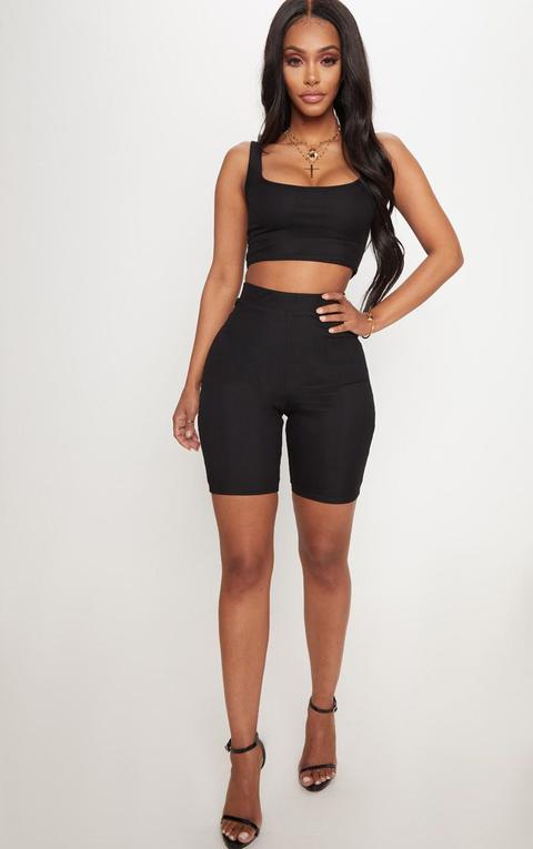 Shape Black Mesh Cycling Shorts