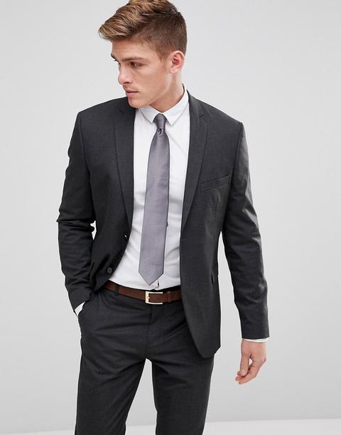 Jack & Jones - Premium - Giacca Da Abito Slim Grigio Scuro - Grigio