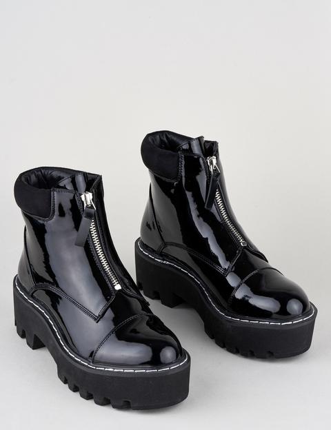 patent zip boots