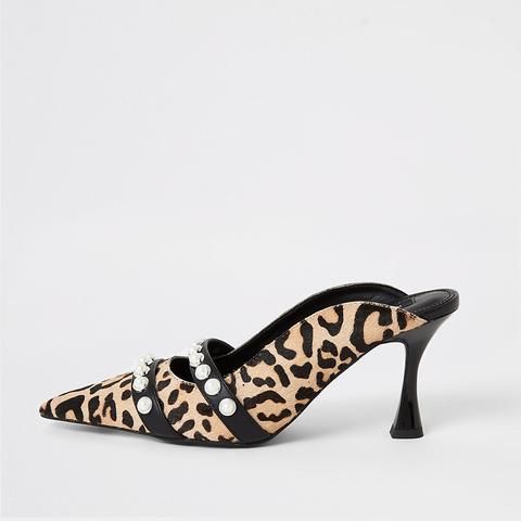 river island leopard print shoes