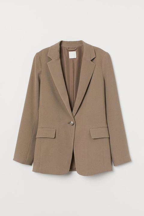 Single-breasted Jacket - Beige