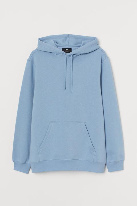 Sudadera Relaxed Fit - Azul