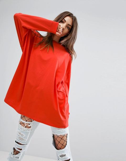 Sudadera Ligera Con Diseño Muy Extragrande De Asos