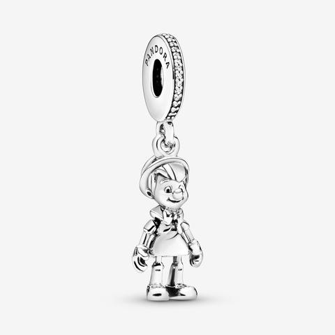 Pandora Disney Pinocchio Dangle Charm - Sterling Silver / Clear
