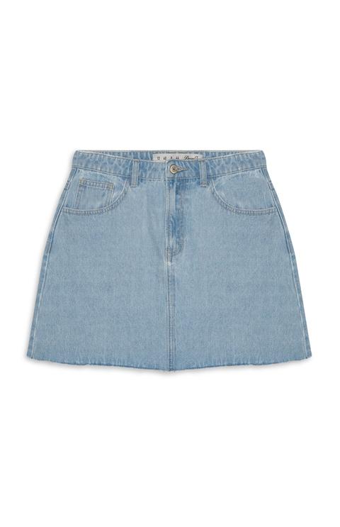 Blue Denim Skirt