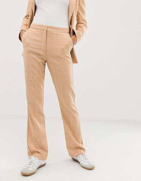 slim kick flare trousers