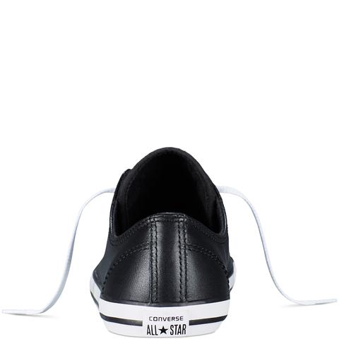 converse all star dainty leather black