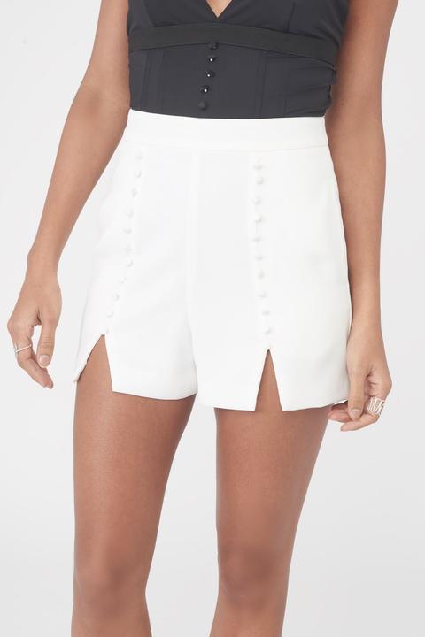 Button Detail Shorts Shorts & Skirt